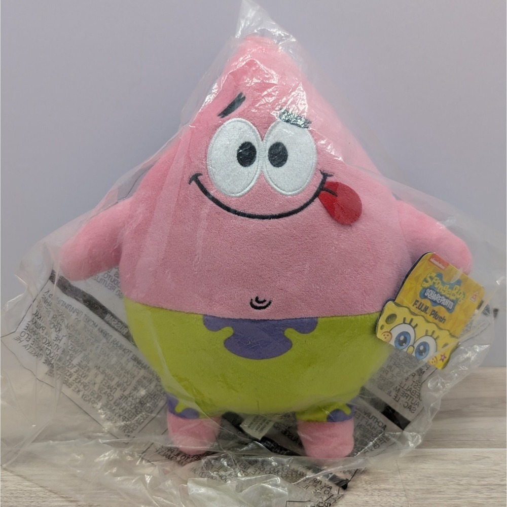 SpongeBob SquarePants Patrick Star F.U.N. Plush 9" Nickelodeon 2020 Alpha Group